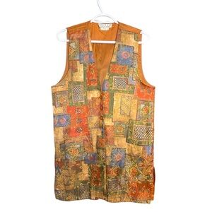 Smart Set Vintage Unique Long Vest/Top/Dress Lightweight